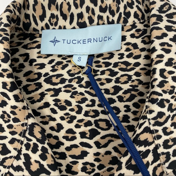 Tuckernuck new Leopard Megan taffeta dress size small - Picture 7 of 11